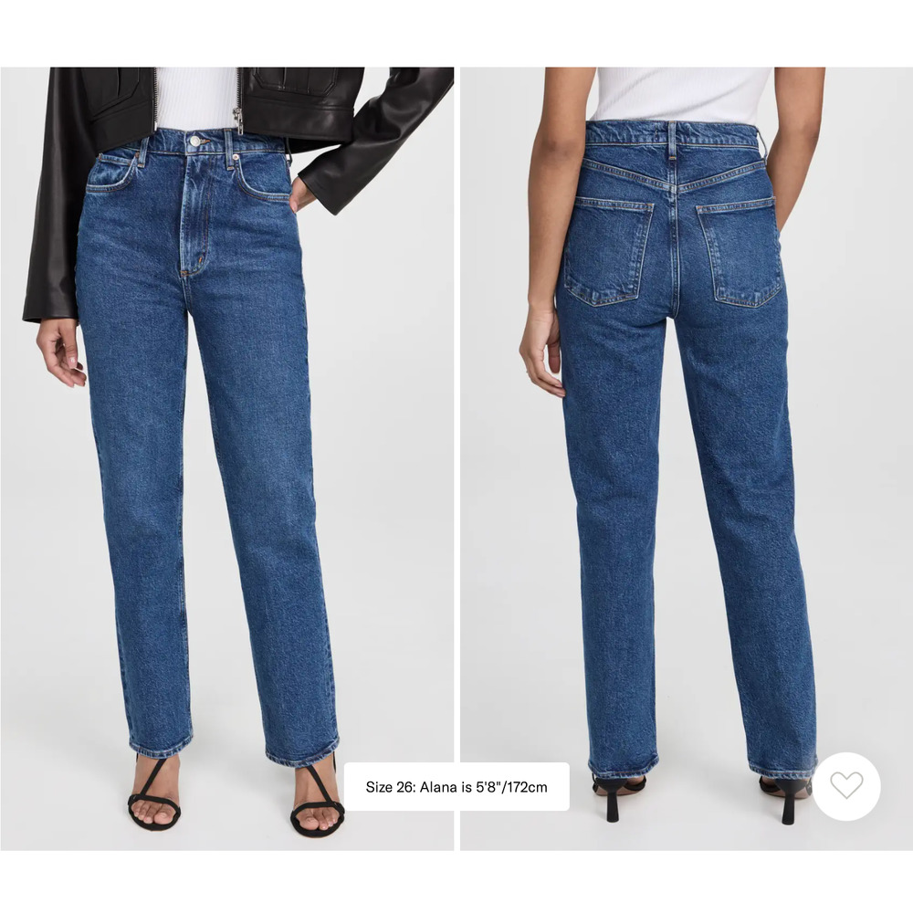 AGOLDE High Rise Stovepipe Jeans Aspire 31 NWT